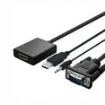 thumbnail image 1 of axGear VGA to HDMI Converter Adapter w/ Audio 1080P HD Video, 1 of 8