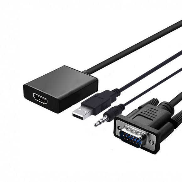 axGear VGA to HDMI Converter Adapter w/ Audio 1080P HD Video