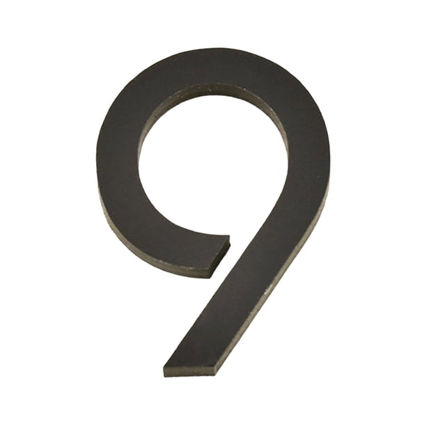 Placas de número acrílicas 7CM • Decoración serigrafada grabada a mano • Letras de efecto 3D propio • Señalización moderna en las paredes • Cita personalizada de nombre Decoración de oficina en casa