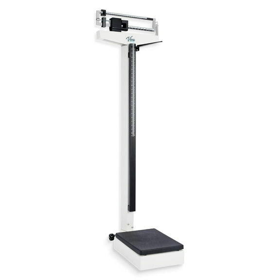 VivaComfort Medical Office Beam Scale, Analog Medical Grade Height and Weight Scale, Mechanical Bathroom and Gym Scale, Weight Capacity 440 lbs