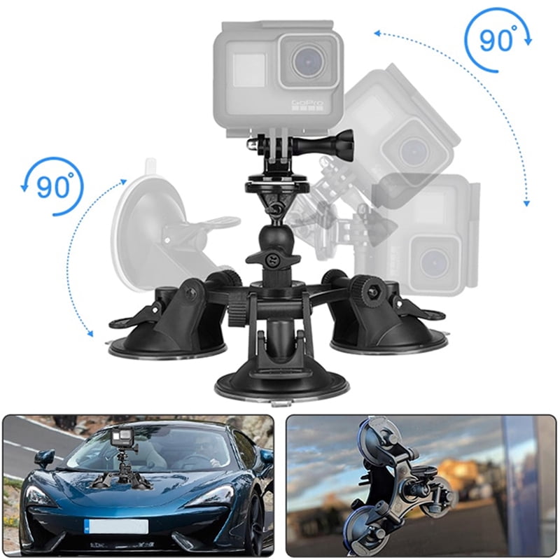 Triple Suction Cup Car Mount Holder for DSLR GoPro El Salvador Ubuy