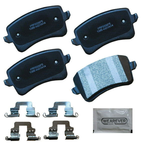 Carquest Professional Platinum Semi-Metallic Brake Pads - Rear (4-Pad Set)