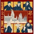 thumbnail image 2 of Women's Harry Potter Time to Do Magic  Graphic Tee Red Large, 2 of 4