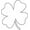 Matte White, variant on Matte White Picniva 4 Leaf Clover Decal Vinyl Sticker|Cars Trucks Walls Laptop|5 in