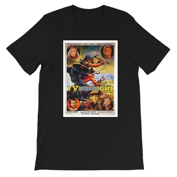Póster de la película I Vichinghi, Einar, Eric, King, Ragnar, Morgana, King, Aella, gráficos vintage, regalo para hombres, mujeres y niñas, camiseta unisex