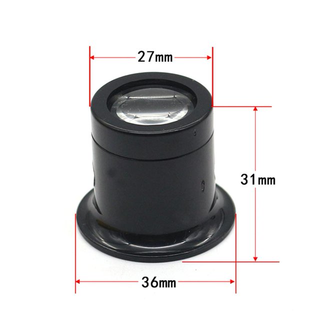 Lupa de lupa monocular portátil 10X para joyería de reloj Sywqhk Para estrenar