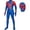 Red, variant on Hero Spider Pattern Halloween Costume Set Deluxe Superhero Jumpsuit Cosplay Multi-style Suit Outfit with Mask Dress Up Pretend