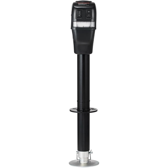 Waterproof Electric Trailer Jack 4000 lbs Capacity, Power Tongue Jack 9.84"-33.85" for RV Trailer, Horse Trailer, Utility Trailer, Yacht Trailer