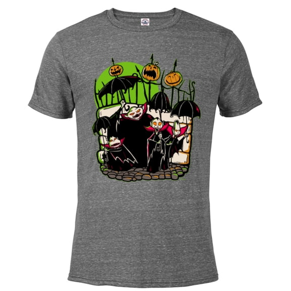 Disney 100 Nightmare Before Christmas Halloween Vampires - Short Sleeve Blended T-Shirt for Adults - Customized-Graphite Snow Heather