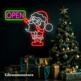 thumbnail image 2 of Glowneon Open Santa Neon Sign, Santa Clau Open Neon Sign, Open Sign Santa Claus Led Light, 2 of 4