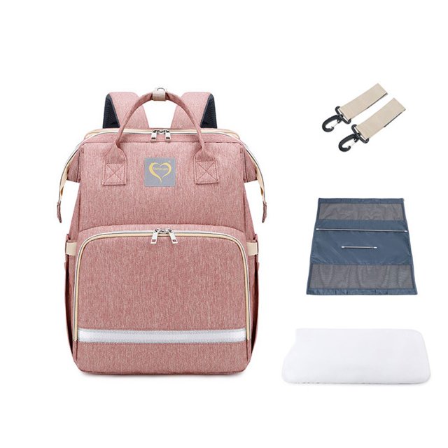 Bolsas de pañales para bebé, pañal multifuncional de maternidad, bolso cambiante impermeable, bolso de gran capacidad, mochila de mamá