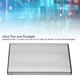 thumbnail image 4 of Disco Duro Externo Disco Duro Móvil de Alta Velocidad USB 20 Delgado de 25 Pulgadas para PC Portátil para  para OS X 8X Plug and Play Carcasa de aleación de Aluminio ANGGREK Otros, 4 of 8