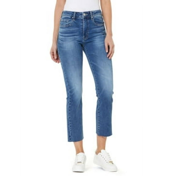 MSRP $79 Numero Cropped High Rise Kick Flare Jeans Size 25