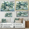 thumbnail image 4 of Designart "Minimalims Palm Trees Green VII" Palm Trees Canvas Print, 4 of 5