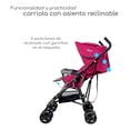 thumbnail image 3 of Carriola de bastón D Bebé Carry Compacta Rosa, 3 of 5