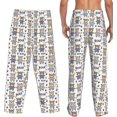 thumbnail image 3 of PISONIC Funny Mens Pajama Pants Lounge Men's Pajama Bottoms Soft Sleep Pants With Pockets Drawstring, 3 of 7