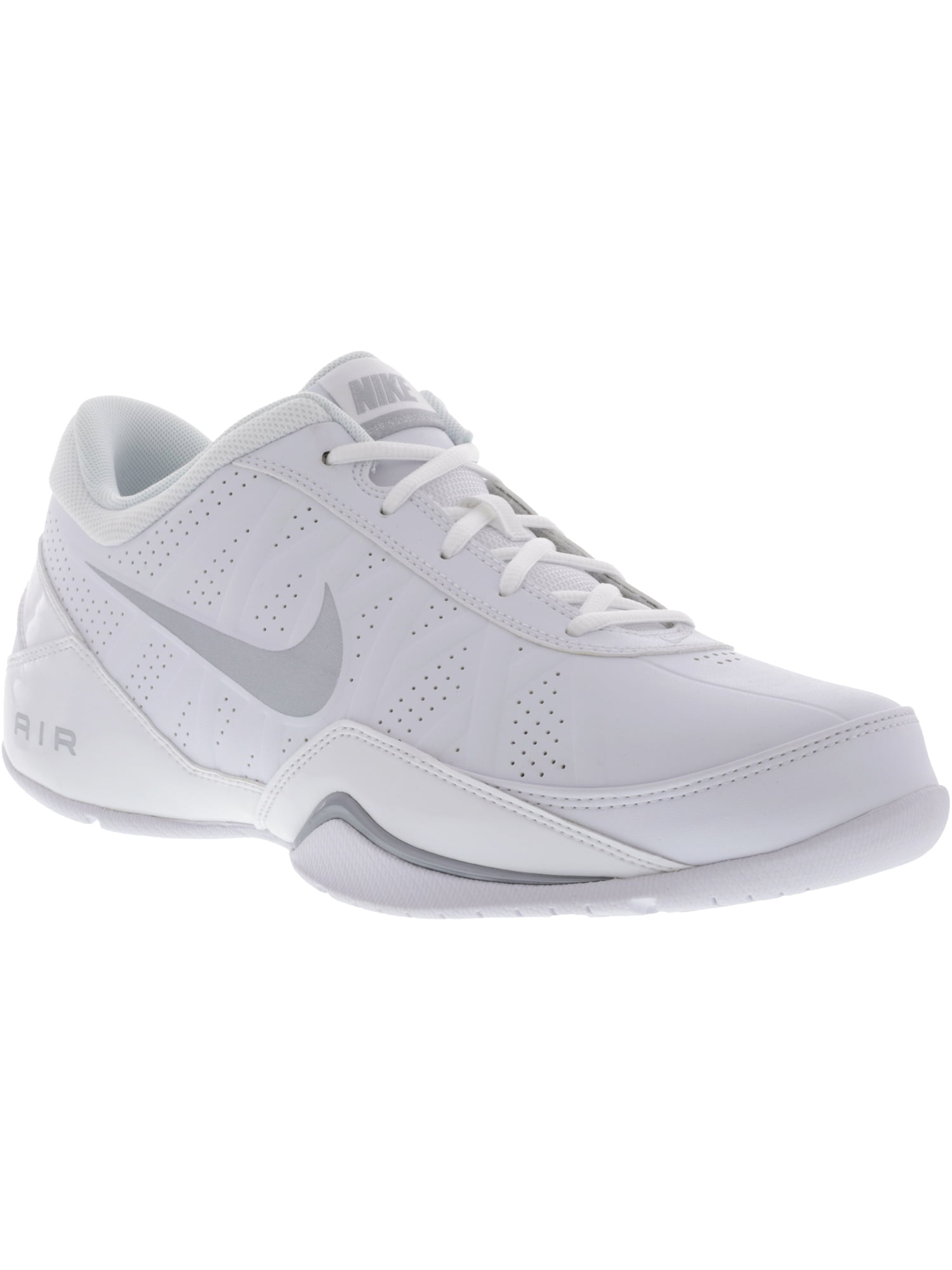 Nike Men's Air Ring Leader Low White / Metallic Silver Top Fabric Fashion  Sneaker - 11M - Walmart.com