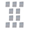thumbnail image 1 of Sonducket Extensiones de sujetador con correa de extensión, transpirables, 3 filas, 4 ganchos, accesorios ajustables para mujer, lencería para ropa gris-plata 10piezas Sonducket CBP461661, 1 of 4