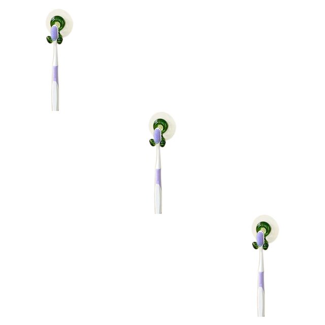 Ounissouiy Hogar Ba?o Soporte de Pared Cepillo Dientes Giratorio Succión Estante Type3 NO3