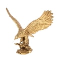 thumbnail image 3 of Figura de águila halcón para exhibición de escritorio Escultura alada coleccionable hecha a mano Tamaño l, 3 of 9