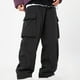 thumbnail image 1 of Pantalones largos para hombre, estilo exterior, a la moda, gruesos, impermeables, lisos, informales, con cintura elástica y bolsillos, pantalones cargo para hombre., 1 of 7
