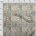 thumbnail image 3 of oneOoneGeorgetteViscoseYellowFabricFlameStitchFabricForSewingPrintedCraftFabricByTheYard42InchWide, 3 of 4