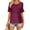 Plum, variant on Casual Maternity Tops for Women Short Sleeve Maternity Clothes Pregnancy Shirts