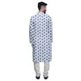 thumbnail image 3 of Atasi Long Sleeve Kurta Printed Button Down Asymmetric Designer Kurta For Boys, 3 of 5