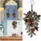 thumbnail image 2 of Adorno Navideño Para Colgar En La Pared O La Puerta, Árbol De Navidad Invertido, Adorno Para Restaurante, Guirnalda Decorativa, 50 Cm, 2 of 8
