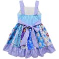 thumbnail image 4 of Robe Princesse à Volants Elsa pour Filles Tout-Petits Vêtements d'Halloween, 4 of 7