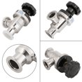 thumbnail image 3 of LAFGUR KF25 Stainless Steel High Vacuum Manual Right Angle Bellow Isolation Valve HQ, 3 of 8