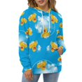thumbnail image 4 of Bunch of Rubber Ducks Men's Women Vintage 3D Hooded Sweatshirt - All-Season Loose Fit Streetwear, 4 of 6