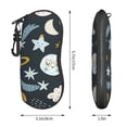 thumbnail image 4 of ZICANCN Sunglasses Soft Case, Funny Planet Trendy Texture Neoprene Zipper Eyeglass Case for Men Women, 4 of 9