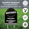 thumbnail image 3 of Big Dot of Happiness Happy Retirement - Party Decorations - Retirement Party Welcome Yard Sign, 3 of 8