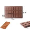 thumbnail image 5 of 7 Moldes para Barra Chocolate Sin BPA Molde Pastelería Silicona Grado Alimenticio (rectangular), 5 of 5