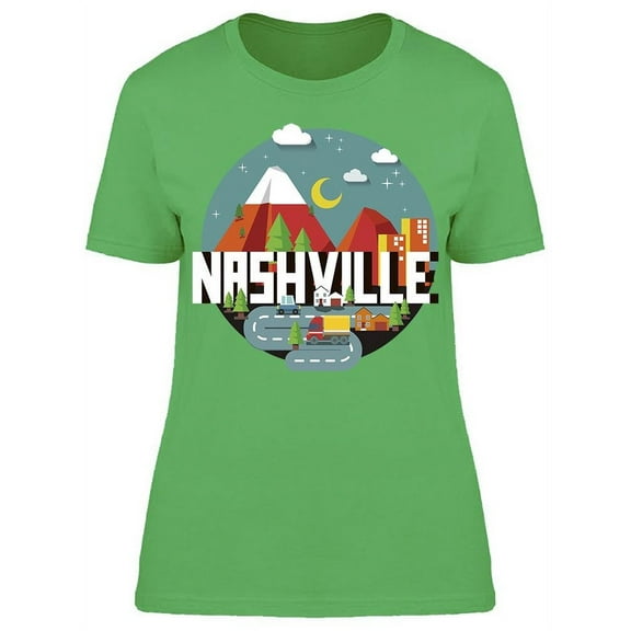 Nashville Destination City T-Shirt Women -Image by Shutterstock, Female x-Large