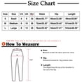 thumbnail image 3 of SMihono Pantalons en Lin pour Femmes Mode Grande Taille Décontractée Jeans Troués Taille Haute Long Bas en Denim Solide Pantalons Larges pour Femmes, jusqu'à 65 % de Réduction!, 3 of 7