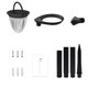 thumbnail image 4 of Lámpara De Césped Led Para Exteriores Color De Luz Ajustable Y Brillo Lámpara De Paisaje Con Energía Solar Lámpara De Paisaje Impermeable Con Diseño De Picos Para Jardín Patio Pasarela 2Pcs Moyic HA013825-00, 4 of 7