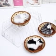 thumbnail image 4 of KAKOWELY Cesta de simulación de gato, juguete de peluche creativo, divertido adorno de escritorio para el hogar y la sala de estar (estilo aleatorio)., 4 of 5