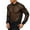 Black, variant on ZVNAΖH Men's Mesh Fishnet Top Long Sleeve Sheer See Through T Shirt Fitted Muscle Blouse Clubwear
