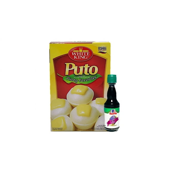 White King Puto Baking Mix and McCormick Ube Flavoring Extract Bundle