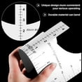 thumbnail image 3 of 3 Pieces T-Shirt Alignment Ruler, T-Shirt Ruler Guide for Graphics Design, T-Shirt Centering Alignment Tool with Size Chart for Adult Youth Toddler Infant, 3 of 7