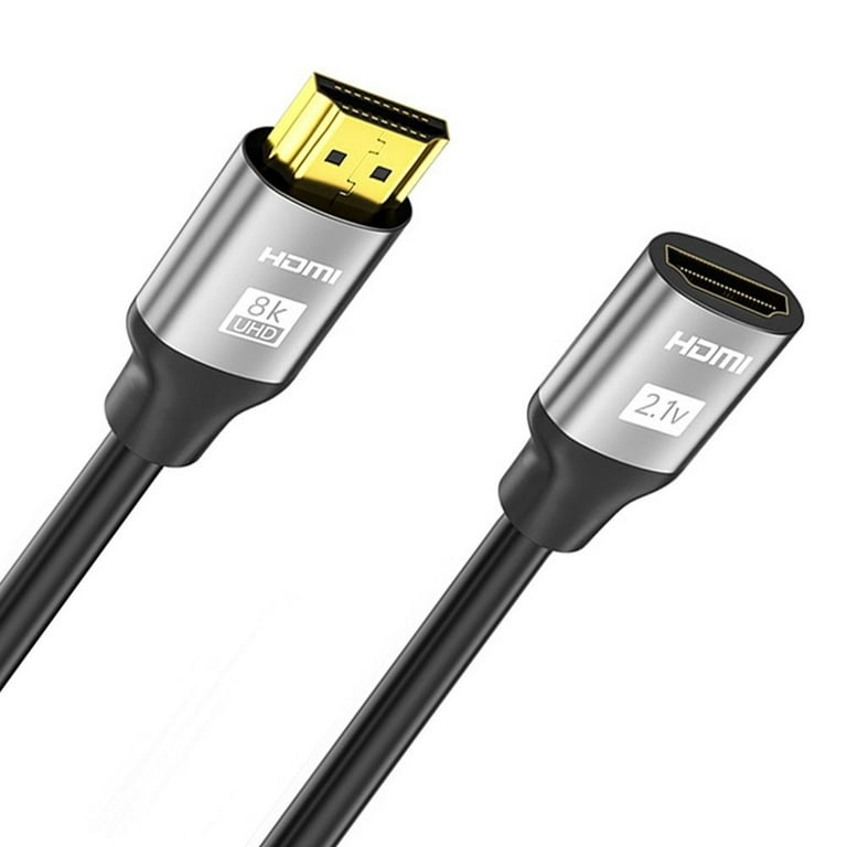 CableCreation Câble HDMI 8K 60Hz 4K 120Hz 48Gbps Home Cinéma HDR eARC pour  TV Box Xiaomi PS5 PS4 Xbox Sony LG Samsung TCL,NOIR- 1m
