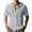 Gray, variant on Jalioing Short Sleeve Shirt for Men Hooded Drawstring Button Down Casual Shirts with Pocket Summer Loose Tops