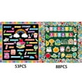 thumbnail image 3 of serony Paper Bulletin Board Classroom Decor Set for classroom bulletin boards Welcome Back To School Cutouts Colorful Wall Stickers, 3 of 6