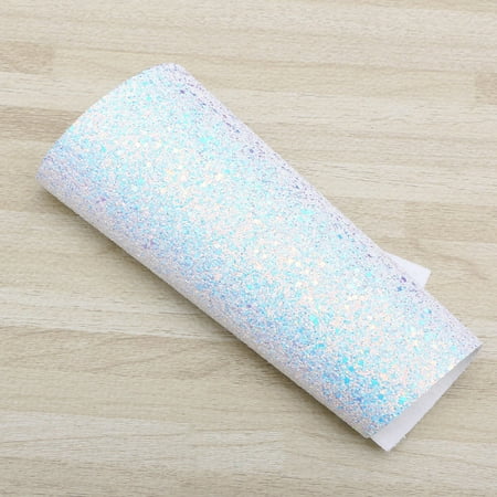 OUNONA 3 Pcs Crafts Leather Glitter Fabric Sheets 30.00X21.00X0.20CM