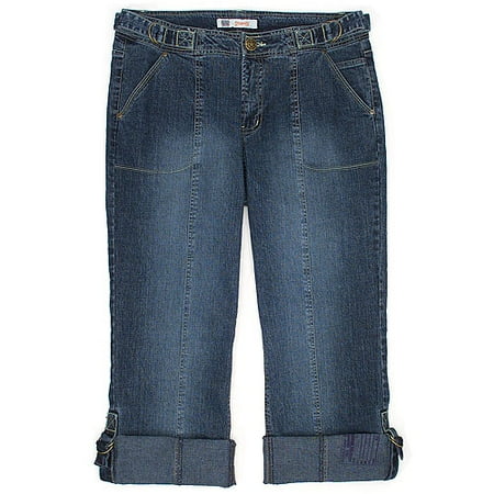 Faded Glory - Women's Plus Roll Leg Jeans