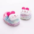 thumbnail image 2 of Toddler Boys Slippers Cartoon Cute Animals Plush Warm Home Shoes, 2 of 5