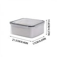thumbnail image 4 of 1 Pack Fruit And Vegetable Storage Containers For For Fridge Draining Fresh Container 3 In 1 Product Storage Container With Lid And Colander, 4 of 9