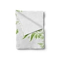 thumbnail image 2 of Green Soft Flannel Fleece Throw Blanket, Spring Time Theme with Victorian Design Branches Butterfly, Cozy Plush for Indoor and Outdoor Use, 60" x 80", Lime Green Pale Green, by Ambesonne, 2 of 6